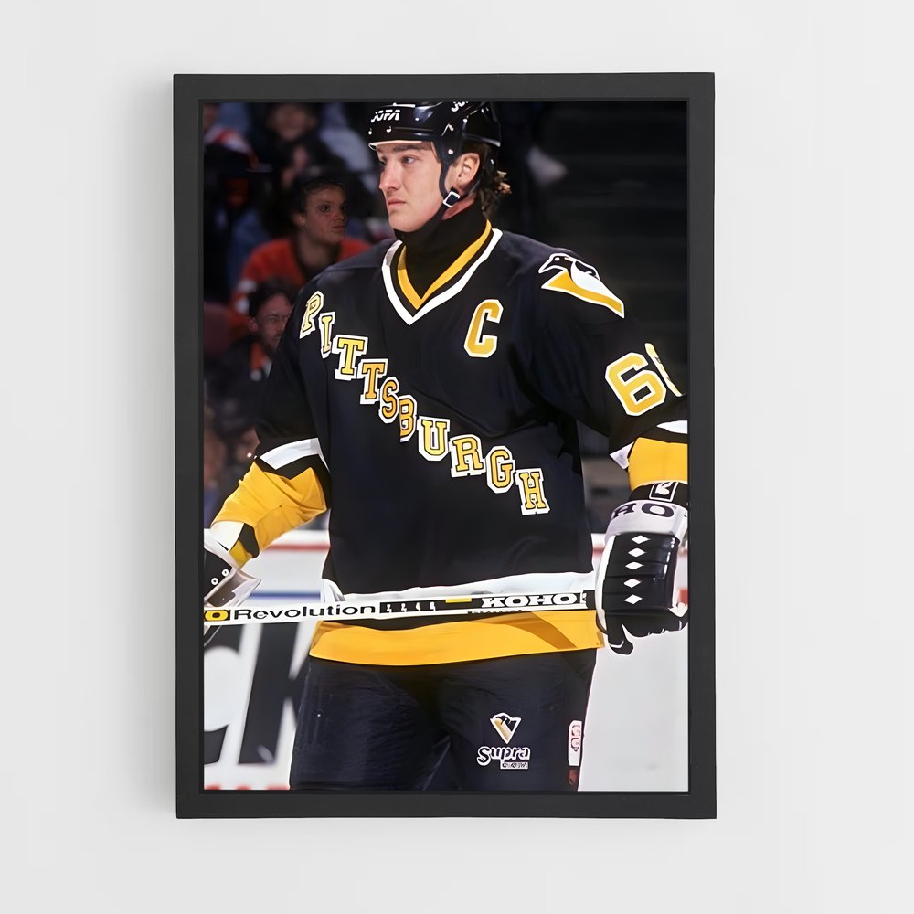 Poster Mario de lemieux – affiche Hockey sur glace (vue 2)
